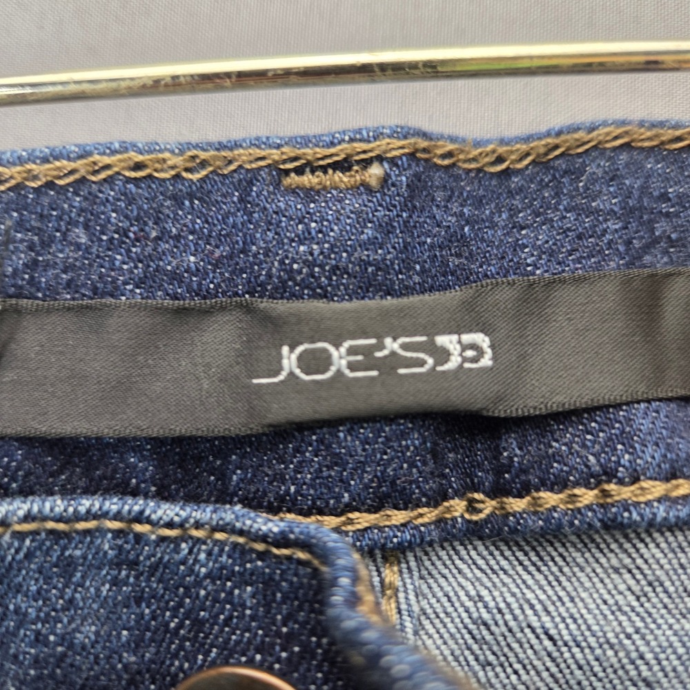 Joe's Jeans Denim Shorts Dark Wash Stretch Size 31 Blue Mid Rise Bermuda 3861 - Picture 5 of 8